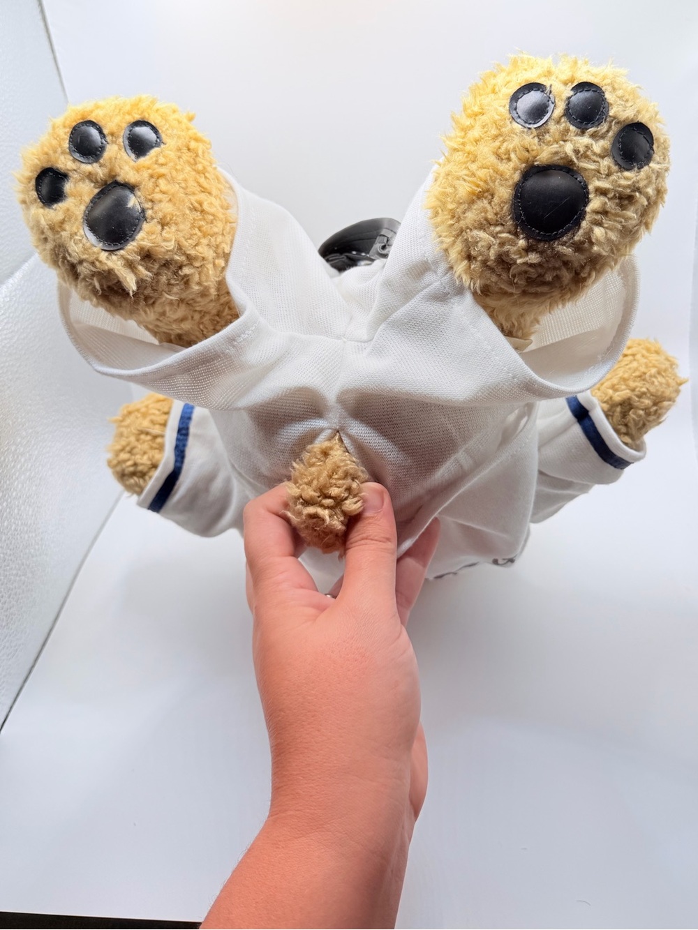 Vintage 1997 Build-A-Bear Workshop Plush Teddy Bear - Retired Baseball Uniform - Picture 5 of 9